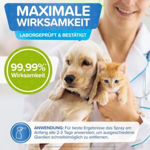 Patronus Anti Giardien Spray- Häufige Anwendung für Maximale Wirksamkeit
