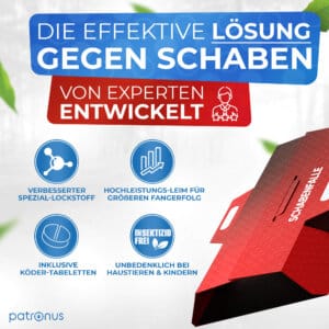 Die Effektivität der Schabenfalle