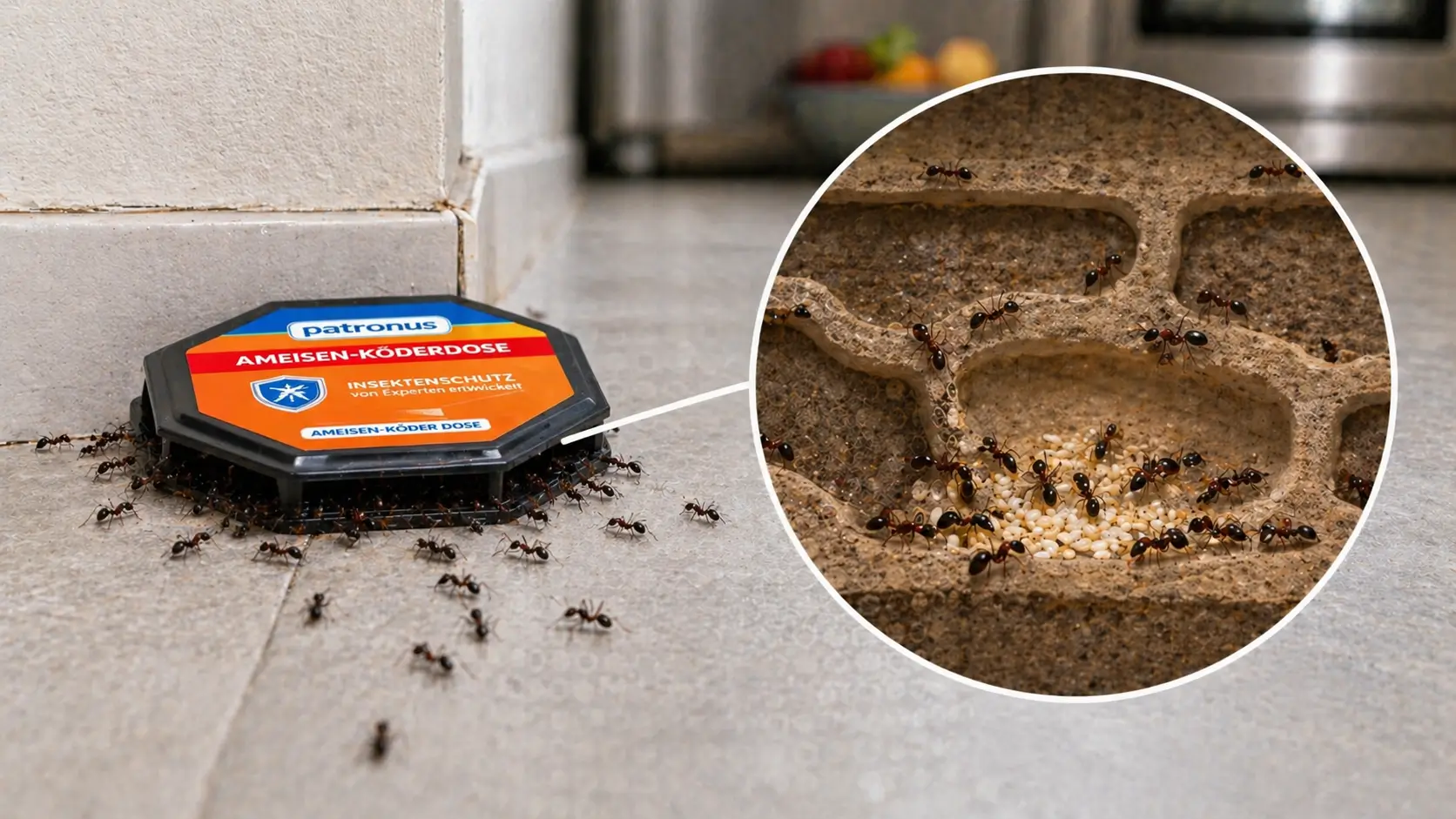 schritt 3 die nest-eliminierung-ameisen im haus bekämpfen