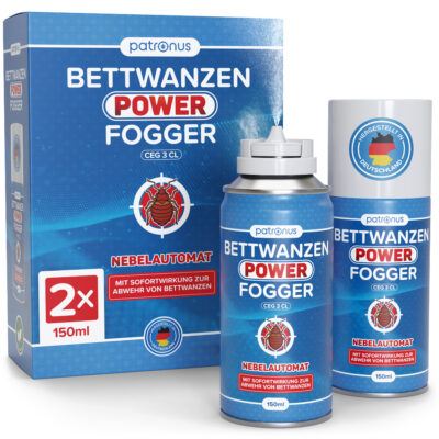 Patronus Bettwanzen Power Fogger - 2 x 150 ml