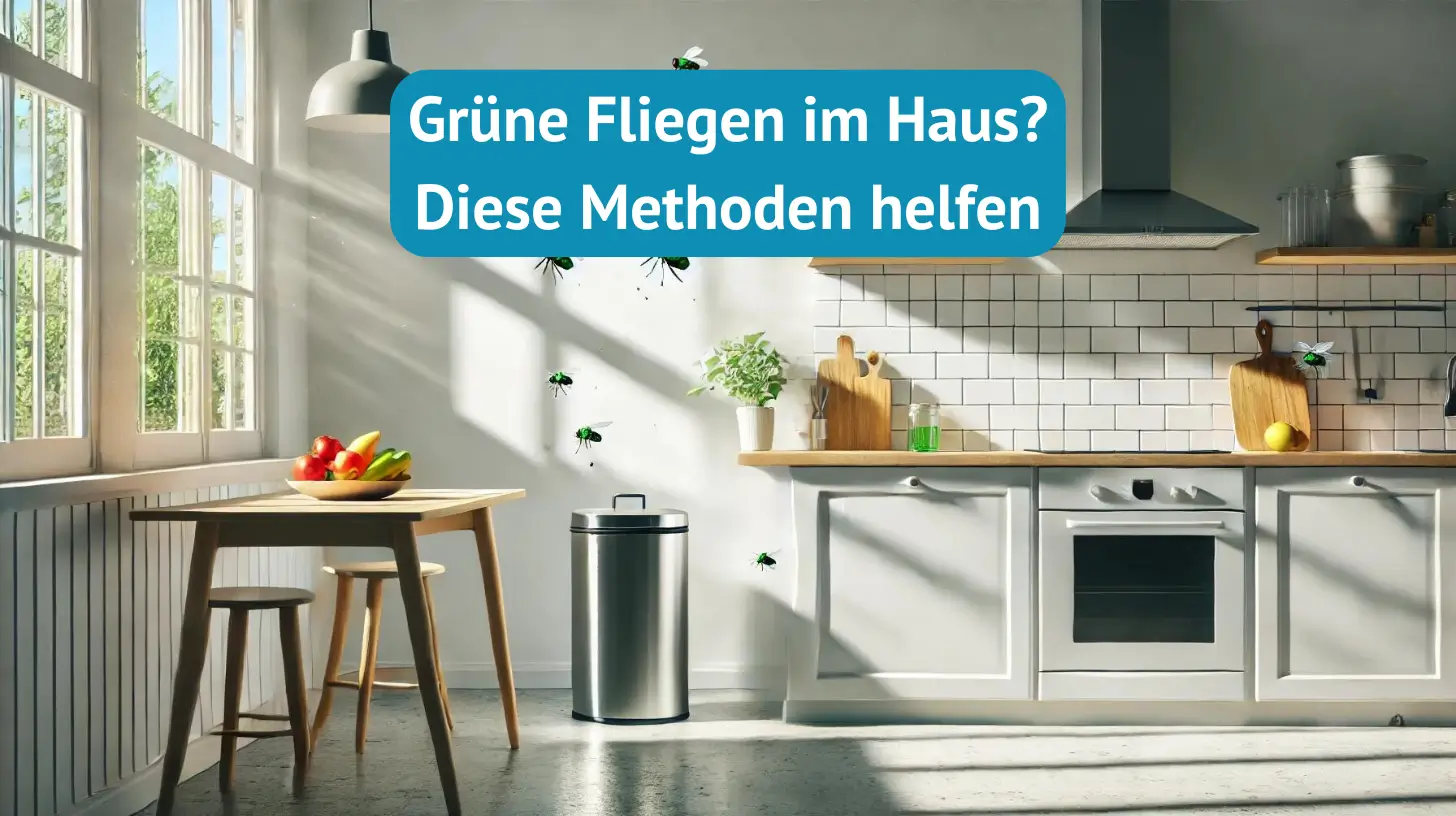 Grüne Fliegen im Haus