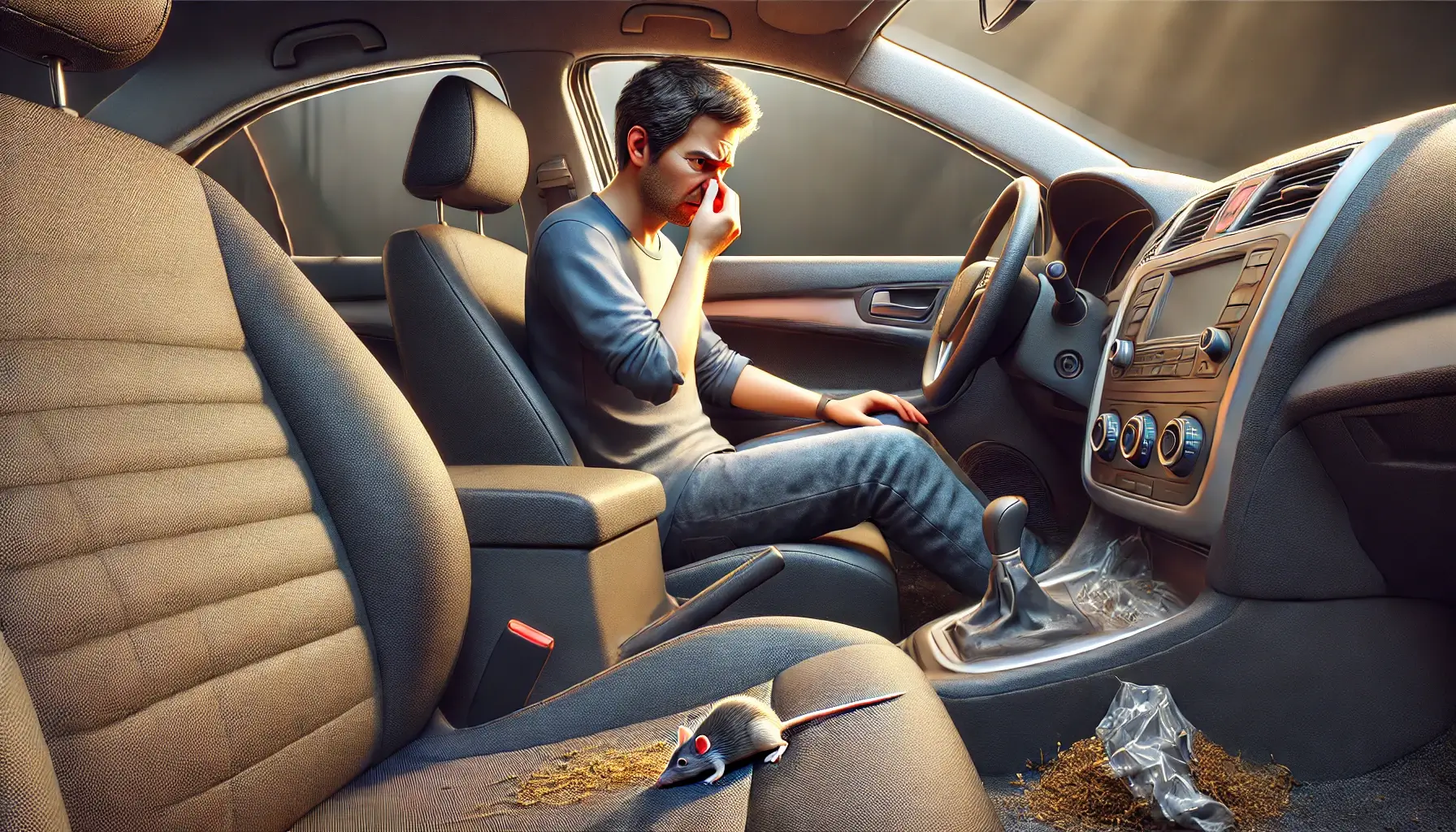 Gestank durch Mäuse im Auto