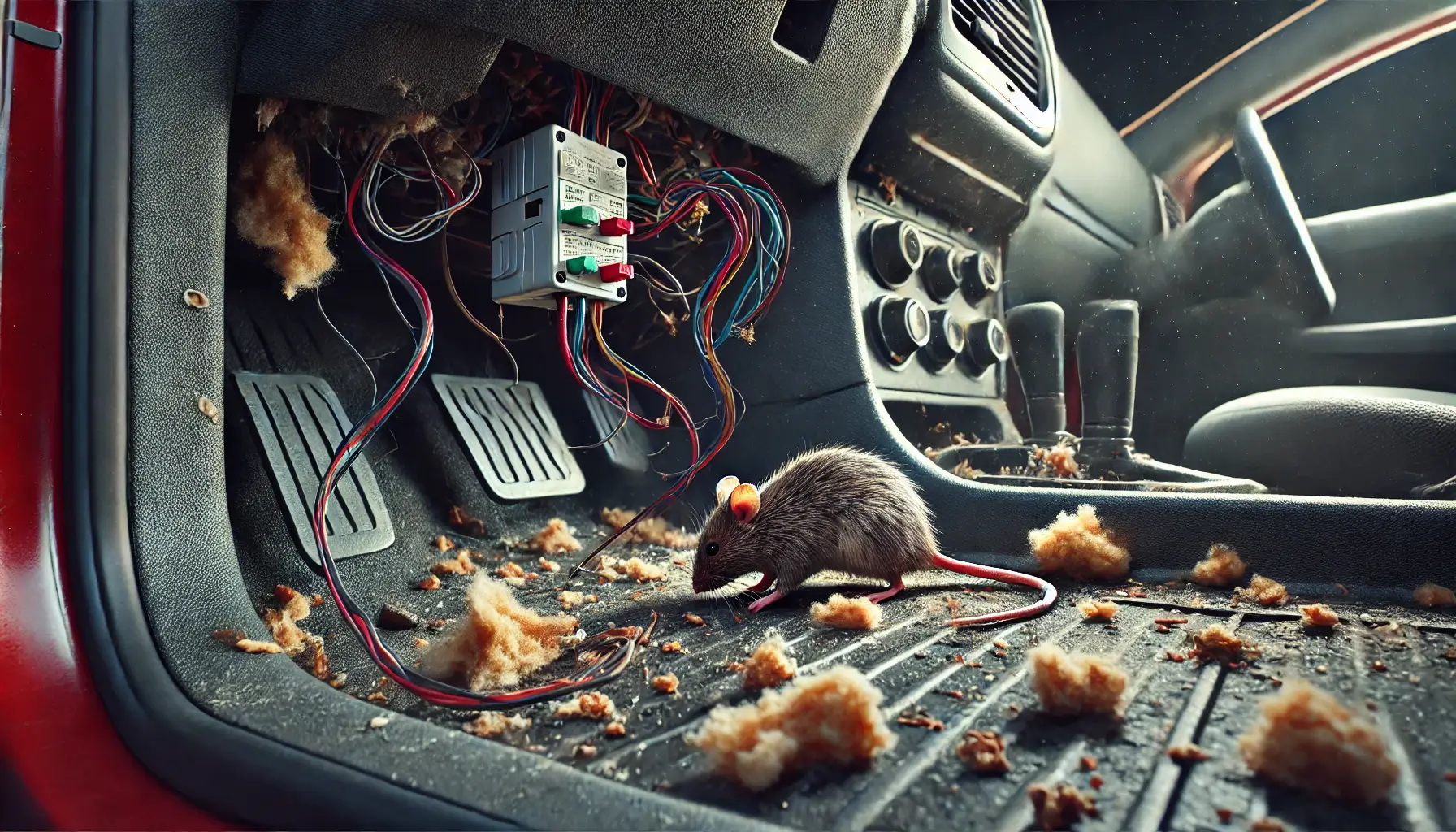 Maus im Auto loswerden und Kabelschäden vermeiden