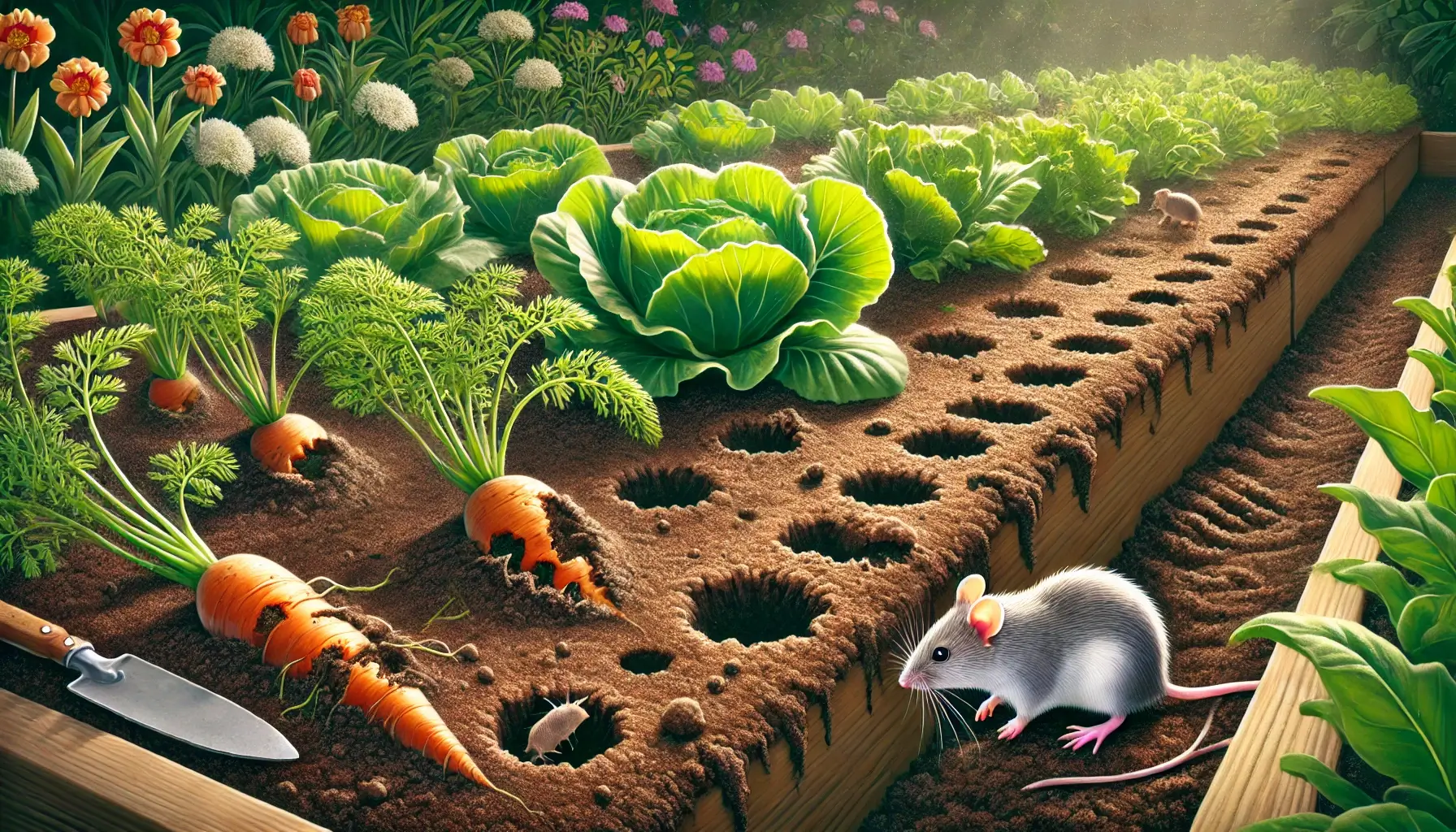 Mäuse im Garten schlimm