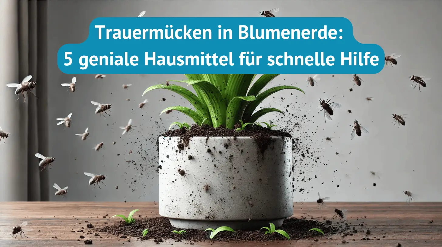 Trauermücken in Blumenerde