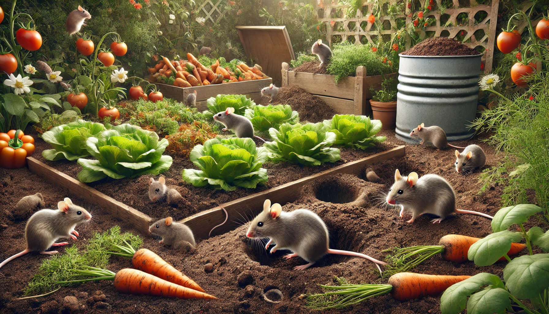 Warum sind Mäuse im Garten schlimm