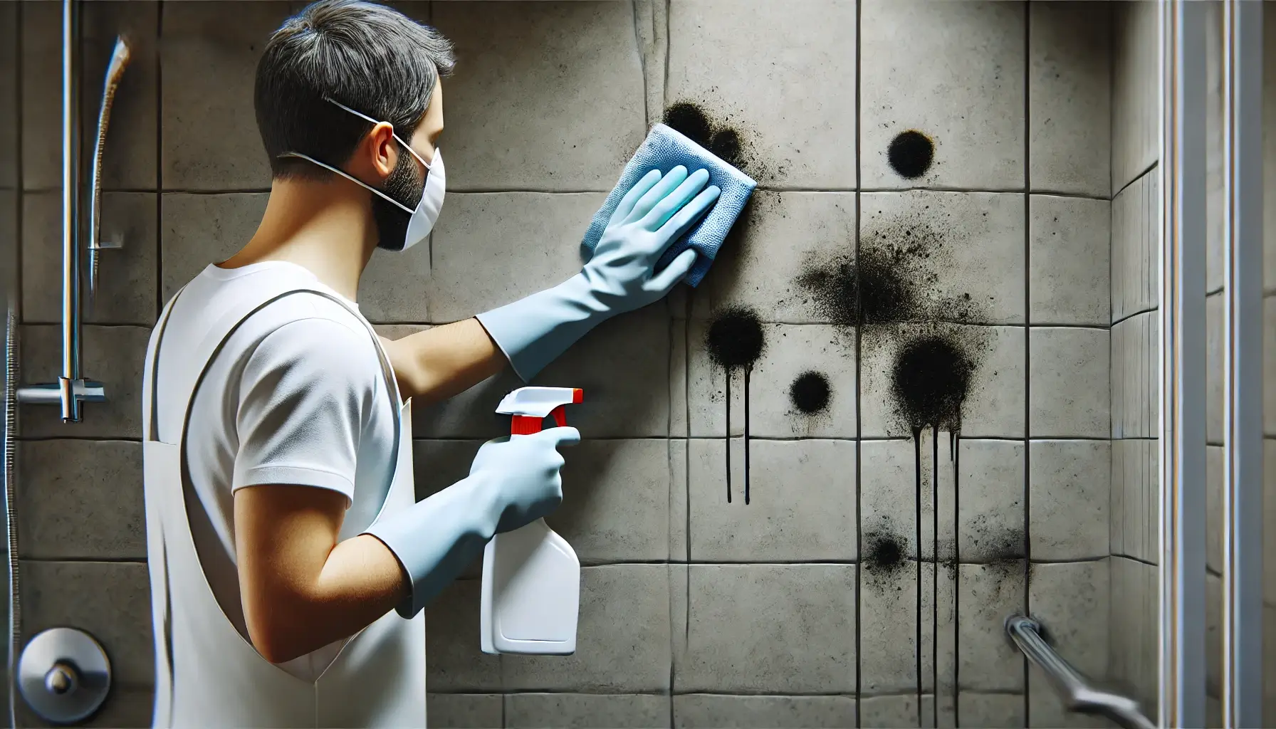 schwarzen schimmel entfernen dusche schritt für schritt