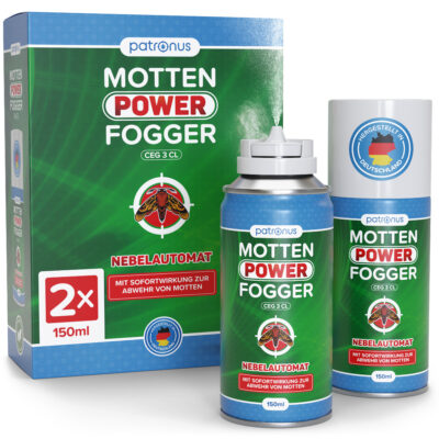 Patronus Motten Power Fogger - 2 x 150 ml