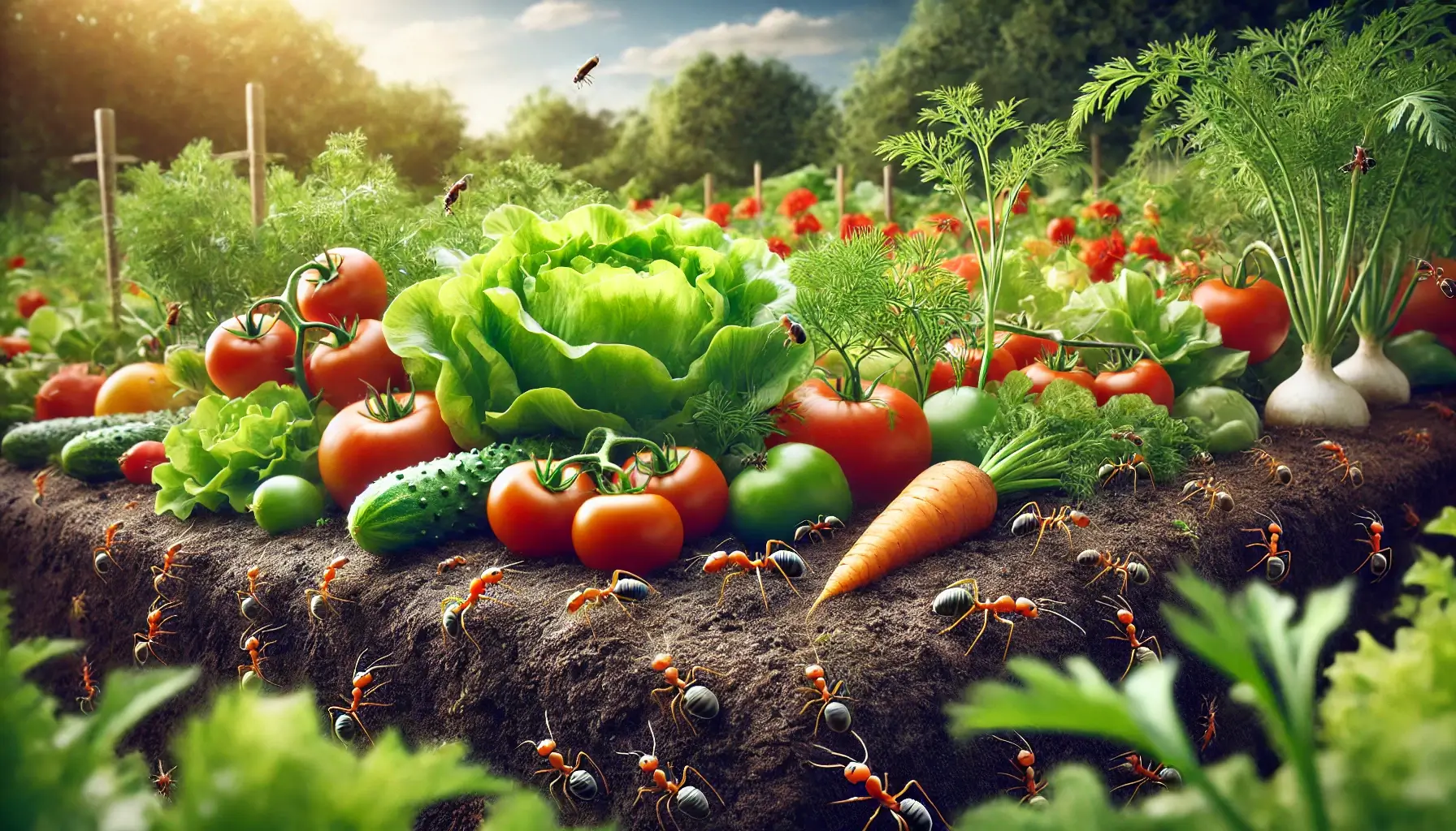 ameisen im gemüsebeet