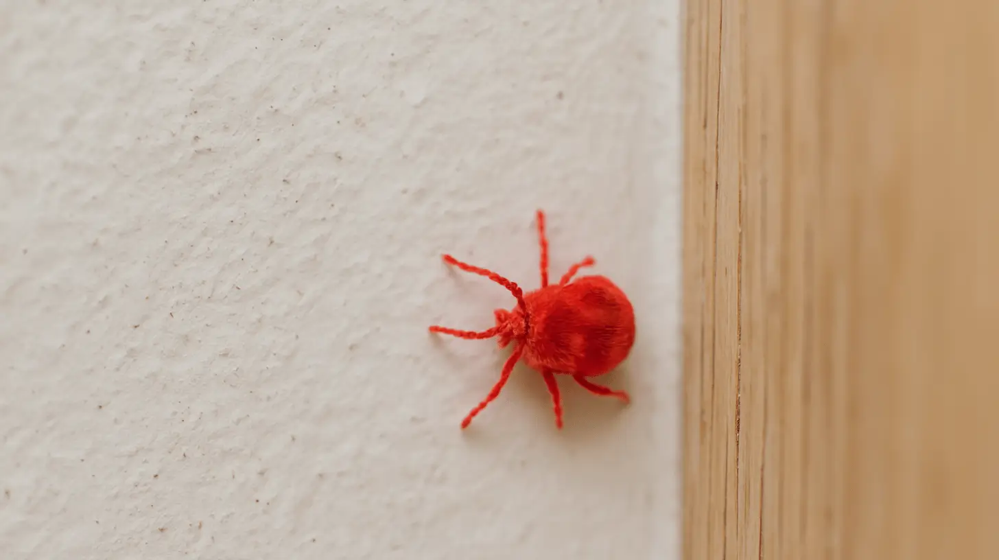 rote Milben in der Wohnung