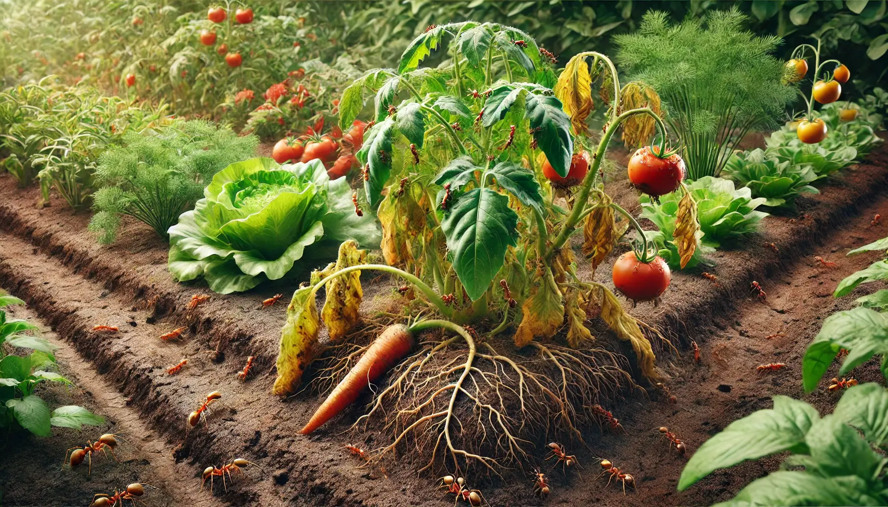 schaden ameisen dem gemüsebeet wirklich.ameisen im gemüsebeet
