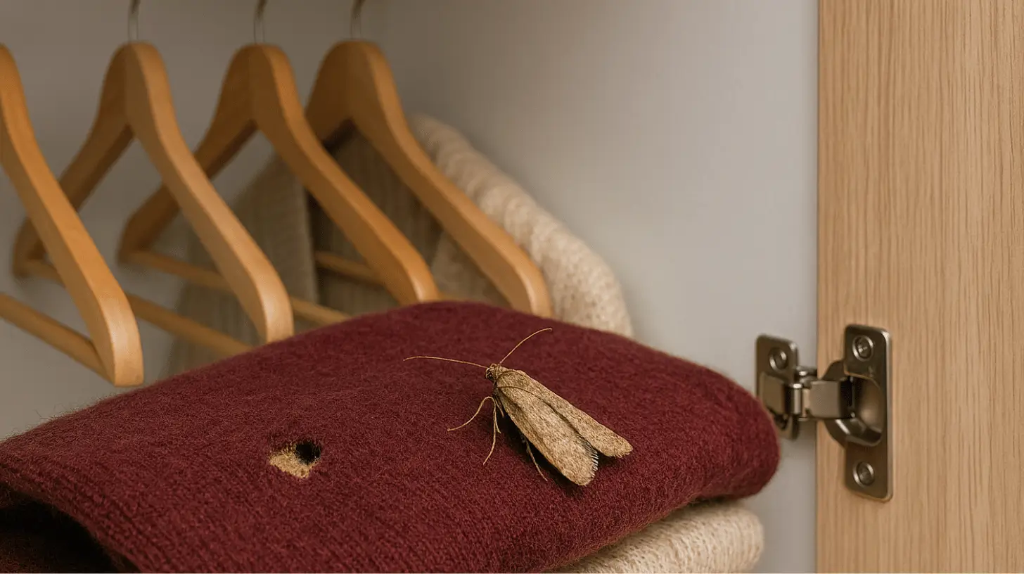 Motten im Kleiderschrank