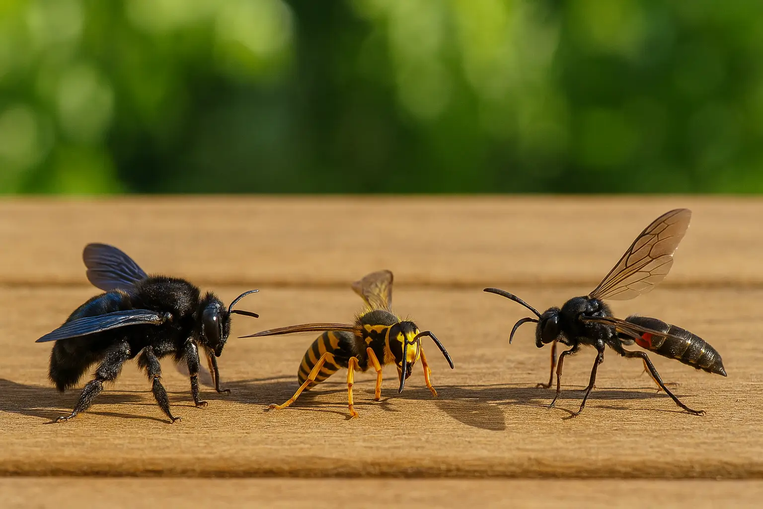 großes schwarzes insekt mit flügeln-diese insekten kommen infrage