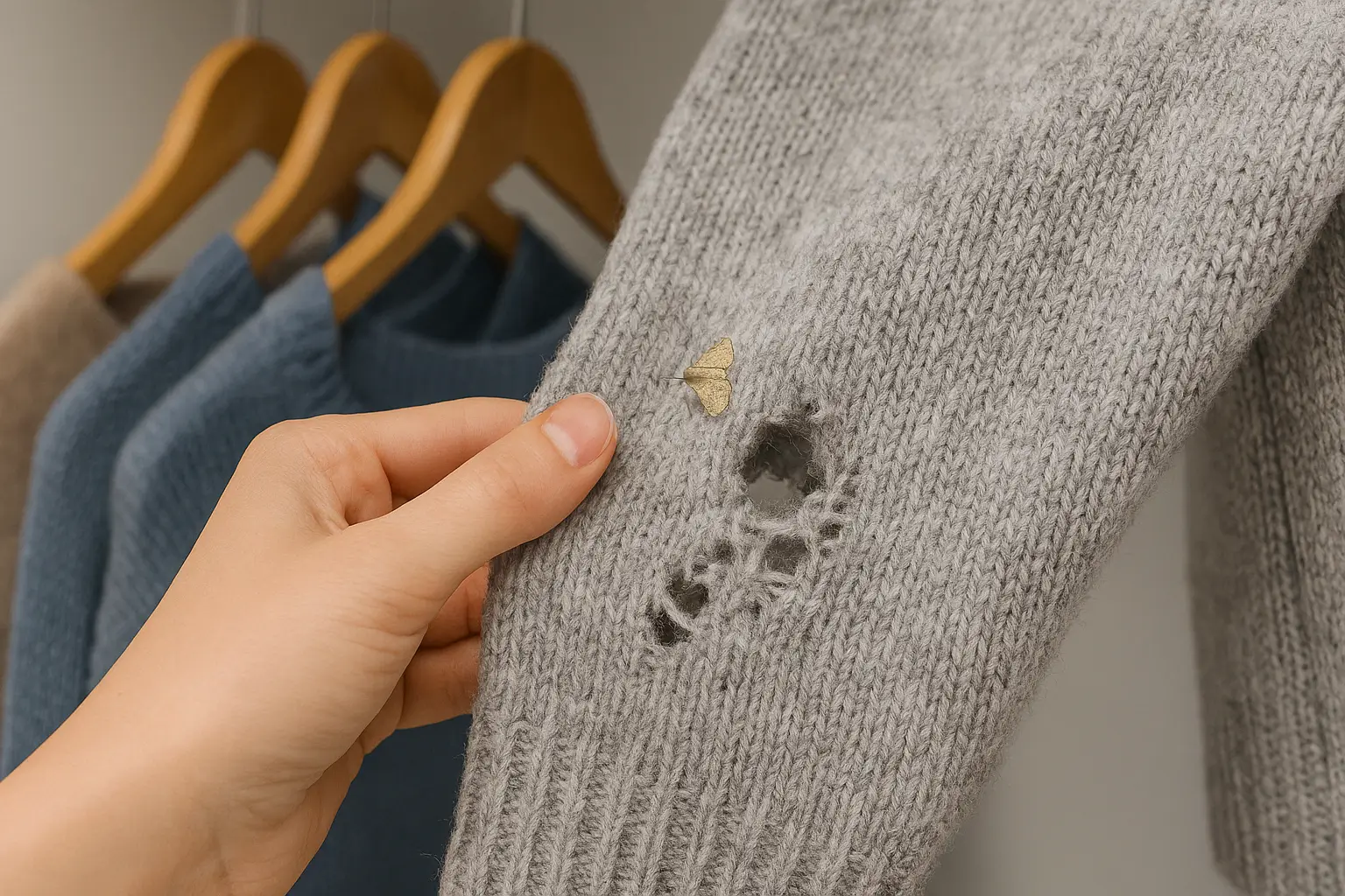so erkennst du motten im kleiderschrank