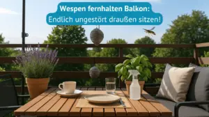 wespen fernhalten balkon