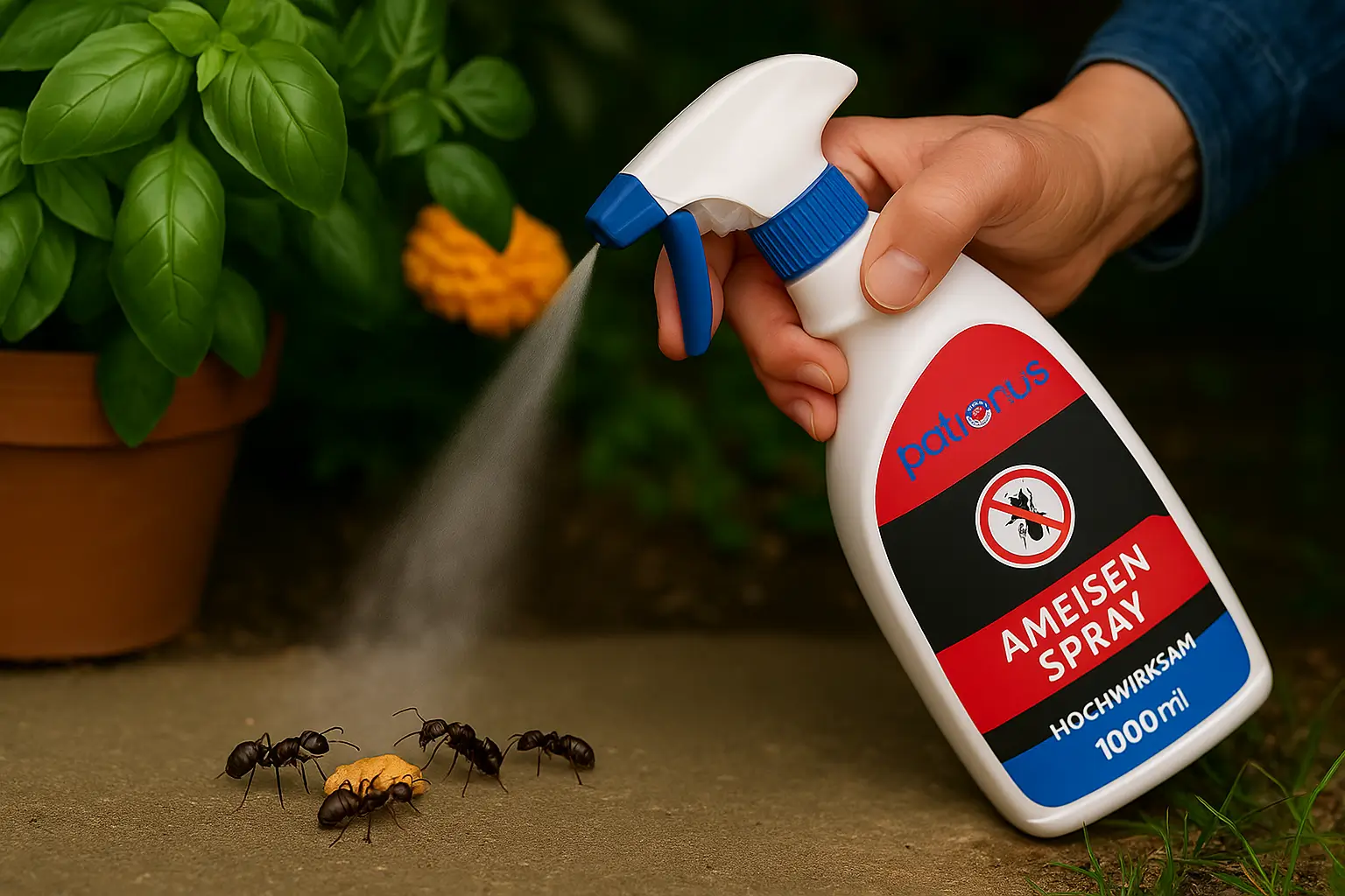 was tötet ameisen sofort im Garten