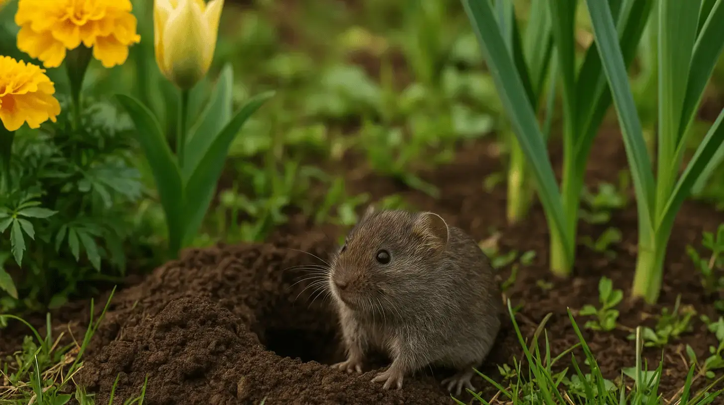 wühlmäuse im garten