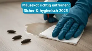 Mäusekot richtig entfernen Sicher & hygienisch 2025
