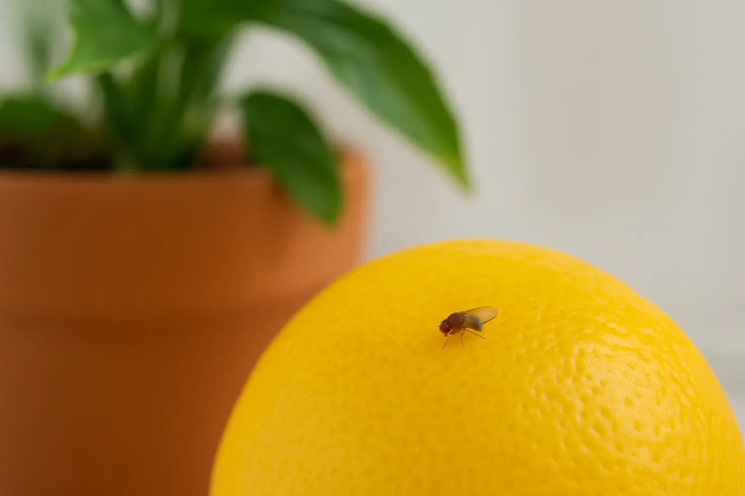 weitere Ursachen für Fruchtfliegen an ungewönlichen orten- Fruchtfliegen an der decke