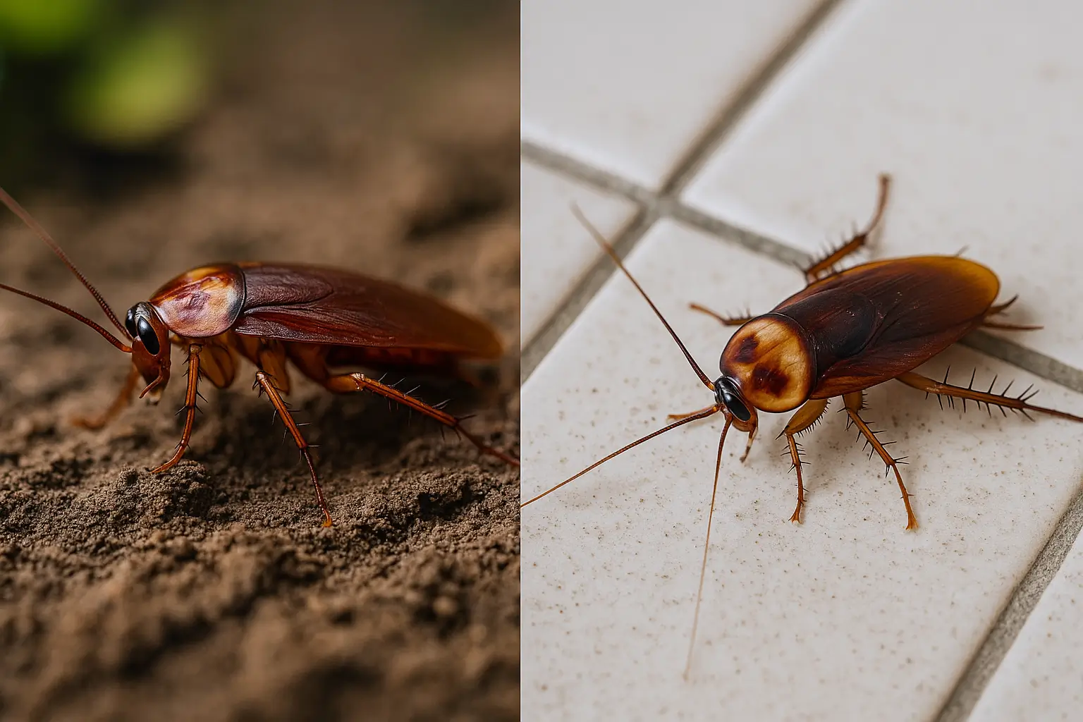 schaben im garten erkennen draußen wie drinnen
