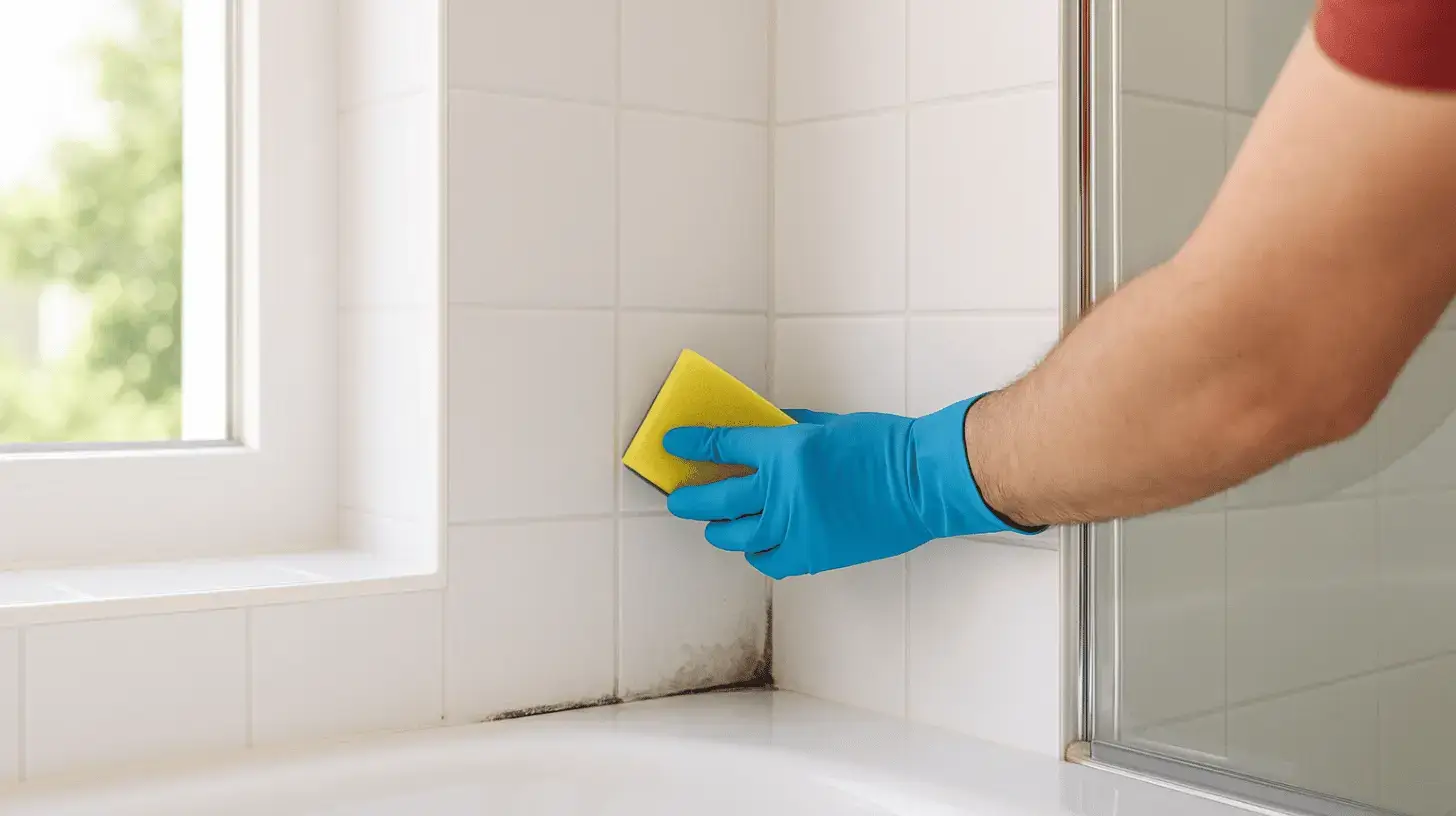 schimmel im Bad entfernen
