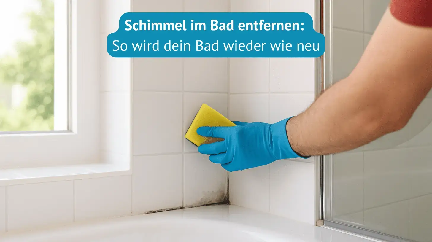 schimmel im bad entfernen