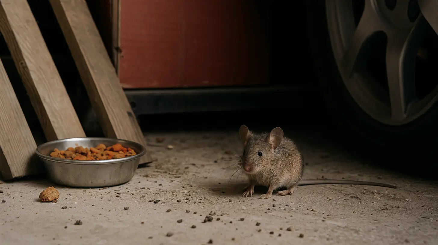 mäuse in der garage