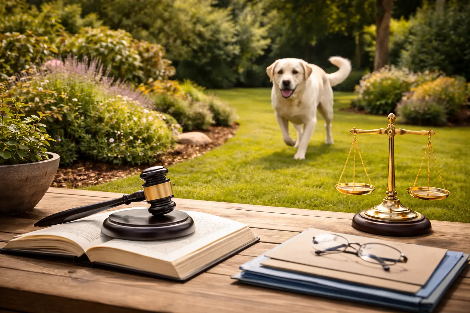die rechtliche seite-was dürfen sie eigentlich-hundeabwehr im garten
