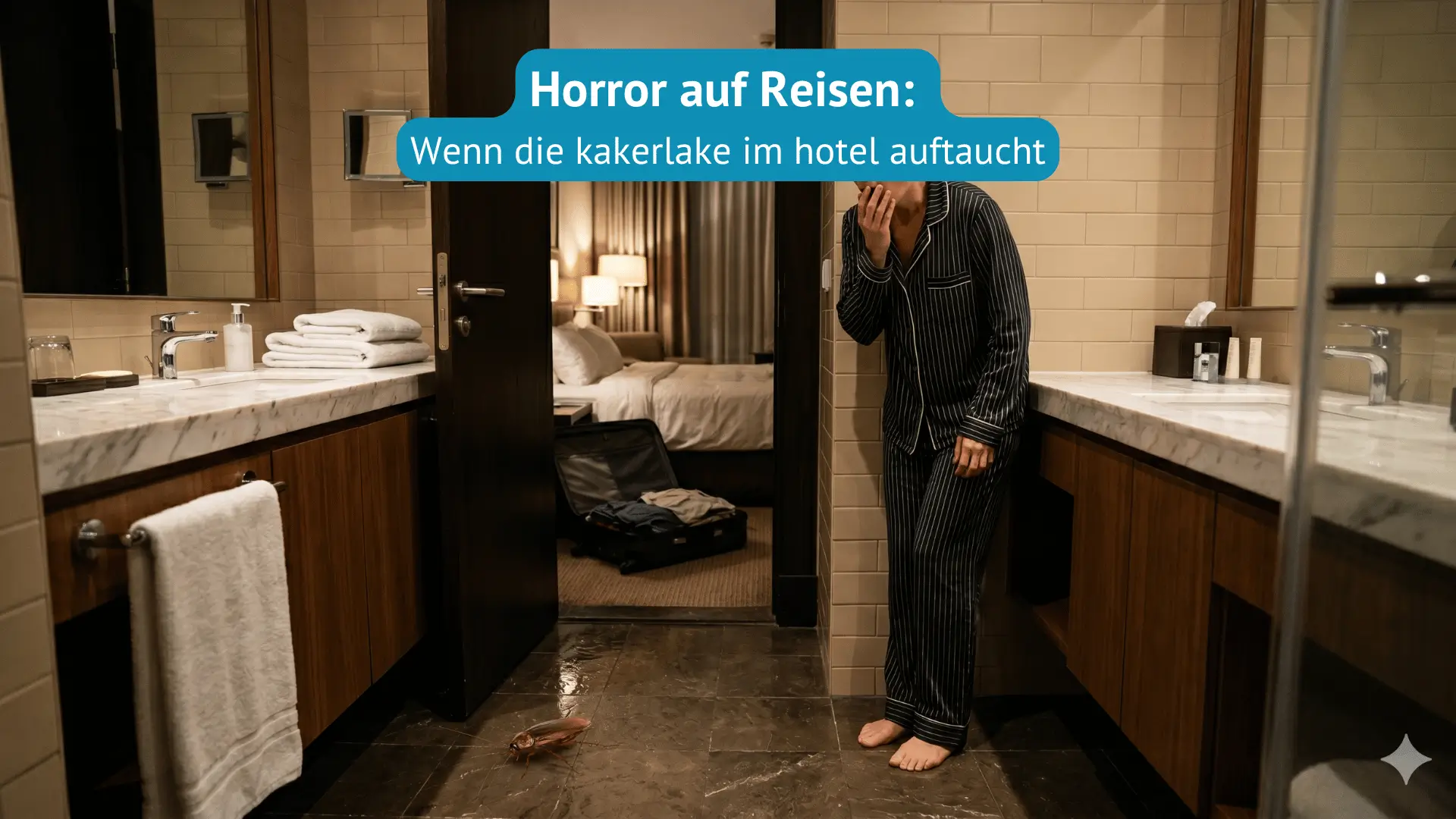 kakerlake im hotel