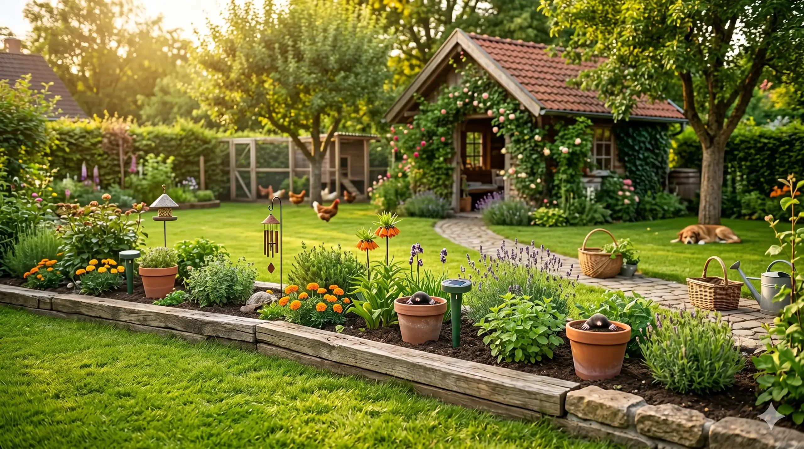 nachhaltige prävention, so bleibt der garten maulwurffrei-maulwurf tier