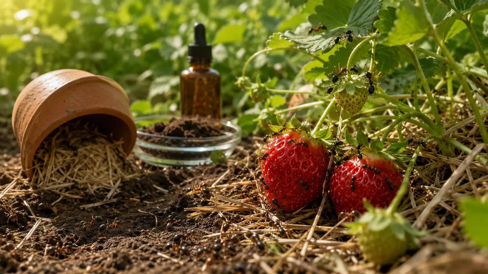 soforthilfe was hilft wirklich und was ist reiner mythos-ameisen in erdbeeren