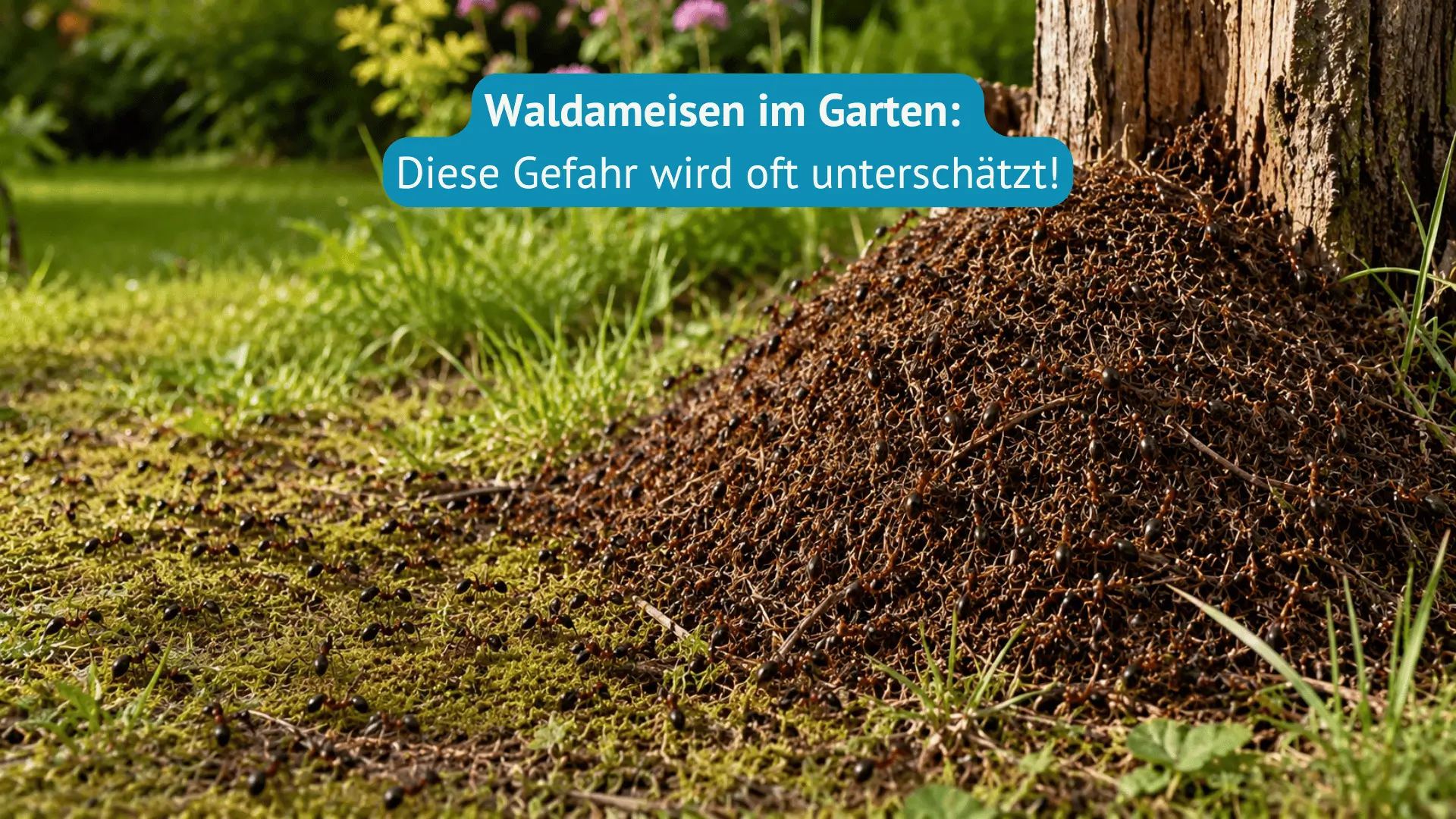 waldameisen im garten