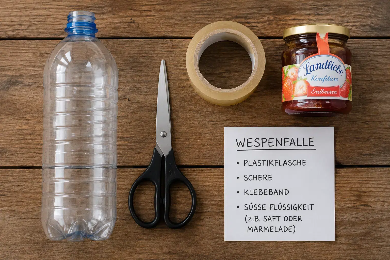 Wespenfalle-Anleitung