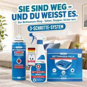 Bettwanzen-Ring – Bettwanzen bekämpfen in 3 Schritten