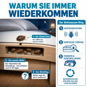 Warum Bettwanzen immer wiederkommen – der Bettwanzen-Ring erklärt