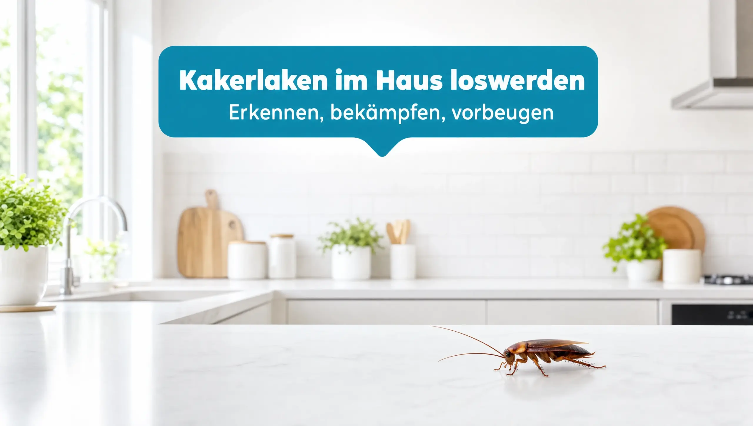 Kakerlaken im Haus erkennen und dauerhaft loswerden