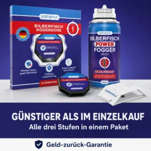 Preisvorteil des Silberfische Komplettpakets gegenüber dem Einzelkauf